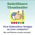 EMBRILLIANCE Thumbnailer - Embroidery Design Software for MAC & Windows, Embroidery Software