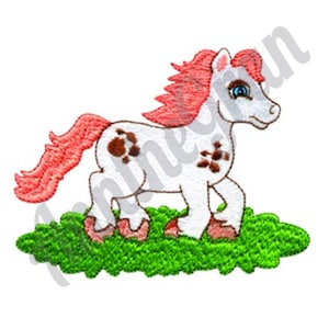 Pony Embroidery Design. Horse Embroidery Design. Machine Embroidery Design. Baby Horse Embroidery Pattern. Pony Girl Embroidery Pattern