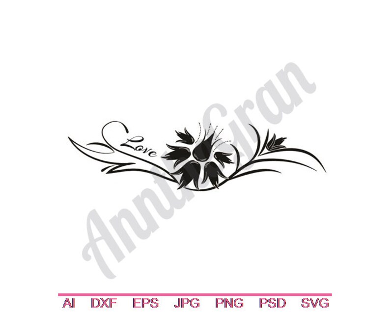 Download Craft Supplies Tools Kits Clipart Png Cut File Svg Vector Art Eps Dxf Floral Love Embellishment Flower Decoration Svg Jpg