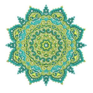 Mandala Figure - Machine Embroidery Design