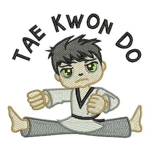 Tae Kwon Do - Machine Embroidery Design
