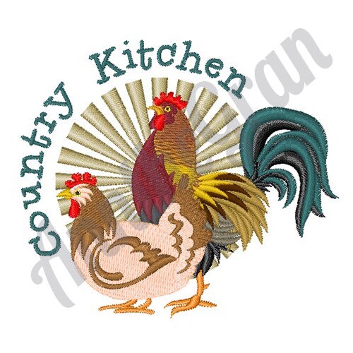 Chicken & Rooster Embroidery Design. Machine Embroidery Etsy