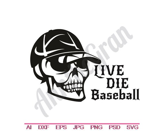 Download Dxf Eps Clipart Live Die Baseball Svg Jpg Vector Art Svg Baseball Skull Png Cut File Paper Party Kids Craft Supplies Tools 330 Co Il