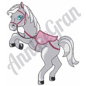 Cavallo dei cartoni animati - Disegno per ricamo a macchina