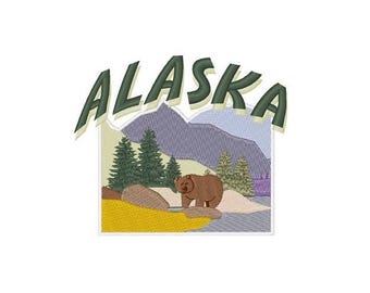 Alaska - Machine Embroidery Design