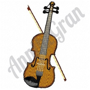 Violin Embroidery Design. Machine Embroidery Design. Musical Instrument Embroidery Pattern. Violin Pattern. Fiddle Embroidery Design