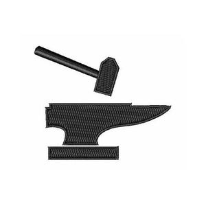 Hammer & Anvil - Machine Embroidery Design