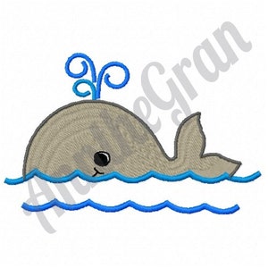 Baby Whale Embroidery Design. Machine Embroidery Design. Split Embroidery Design. Whale Embroidery Design. Nautical Embroidery Design