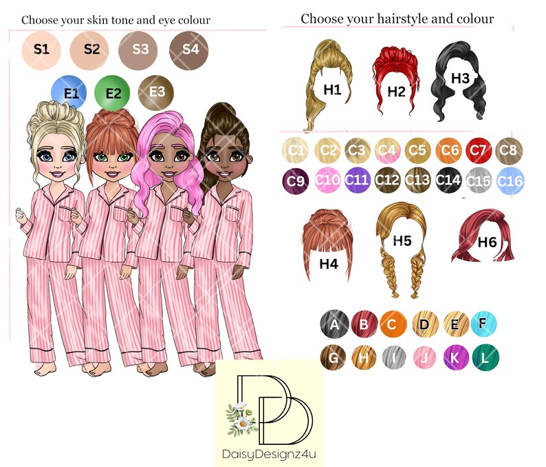 Makeup Dolly Design Christmas Sweet Bag Personalised Etsy UK