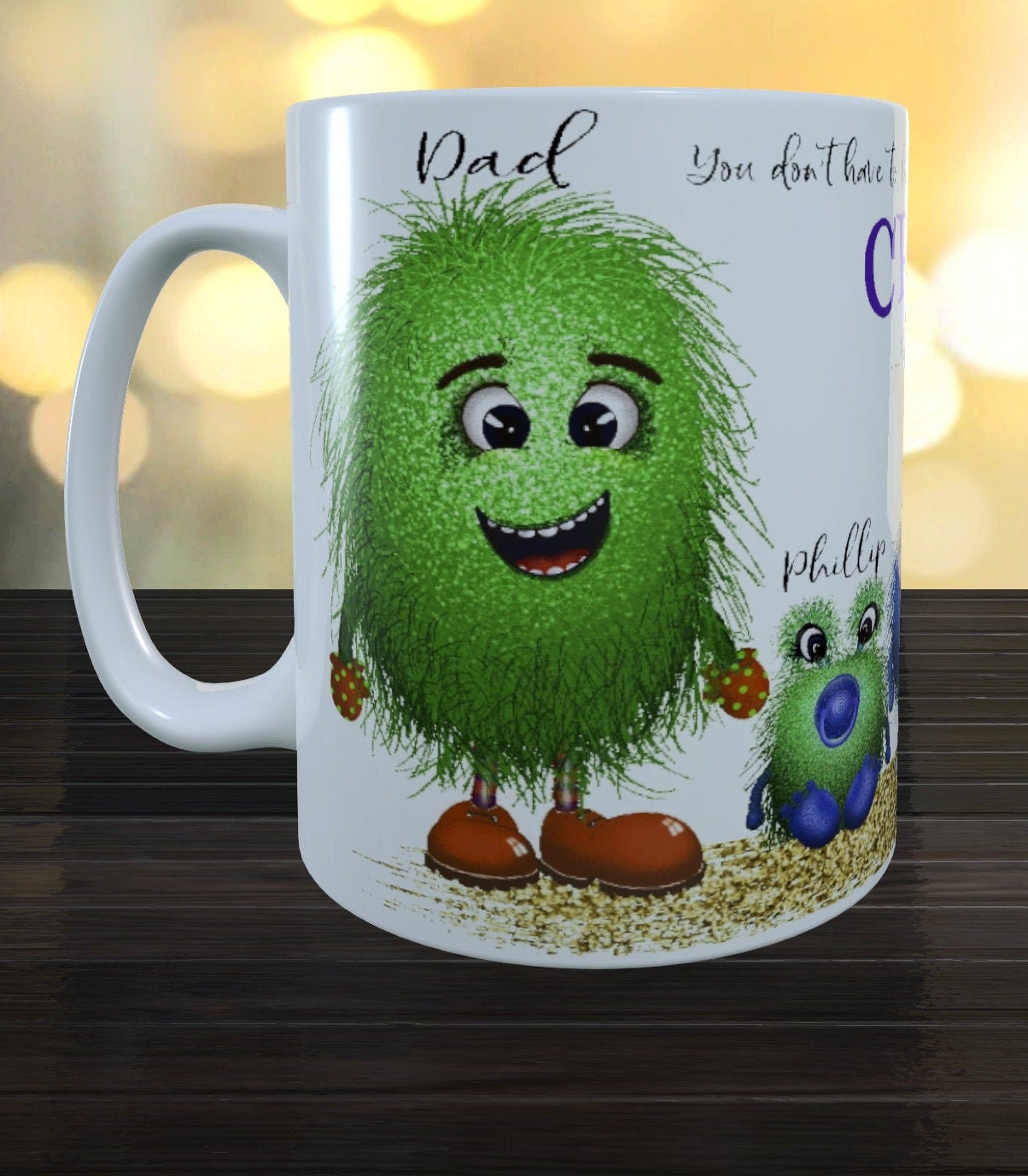 Personalised Family Monster Mug Etsy