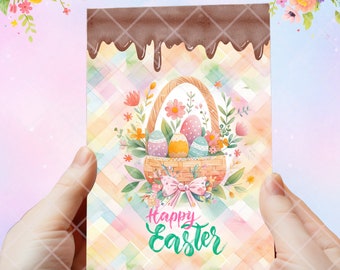 Easter Notebook Covers Front And Back PDF Digital Download Templates