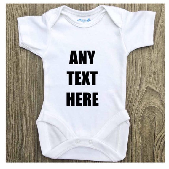 personalised baby grows etsy