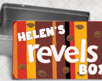 Personalised Revels Tin Any Text can be added