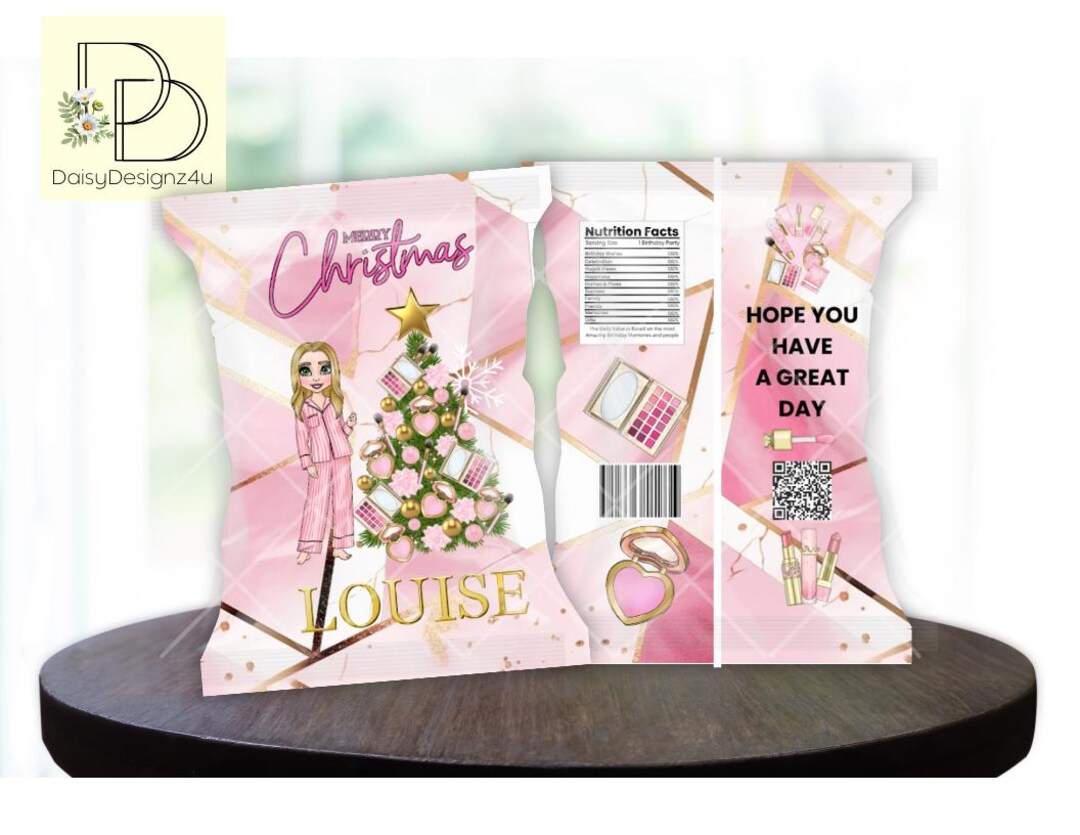 Makeup Dolly Design Christmas Sweet Bag Personalised Etsy UK