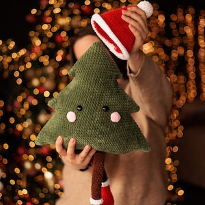Christmas Tree Crochet Pattern, Amigurumi Christmas Decorations, Amigurumi Holiday Decor for download
