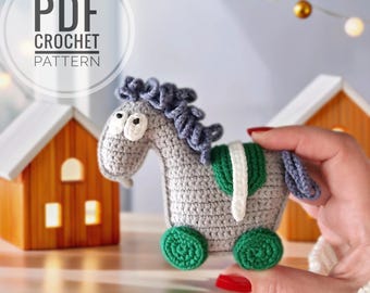 Crochet Horse Pattern: Amigurumi Toy (PDF Digital Download)