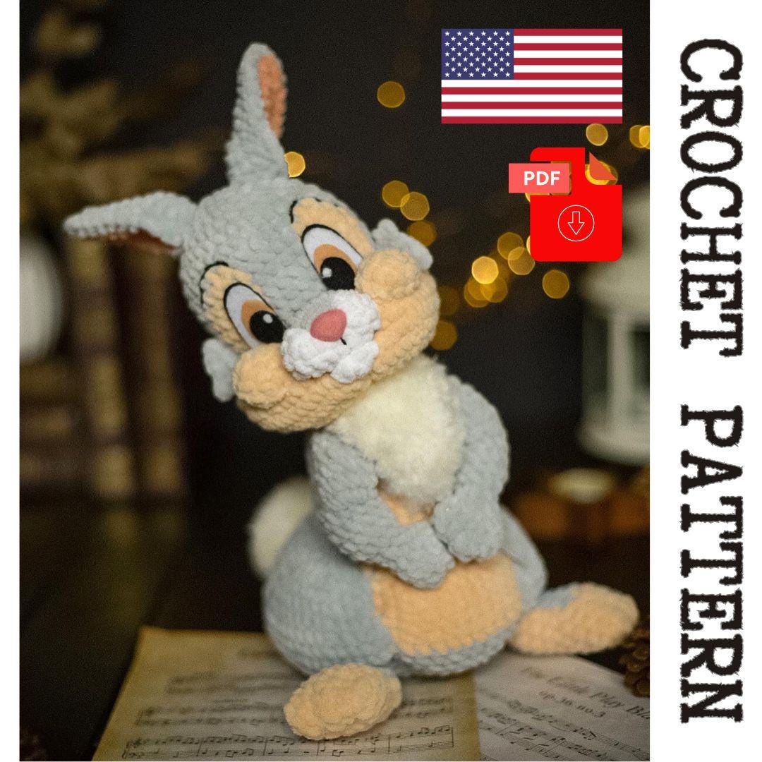 Plush Bunny Crochet Pattern - Printable PDF - Etsy