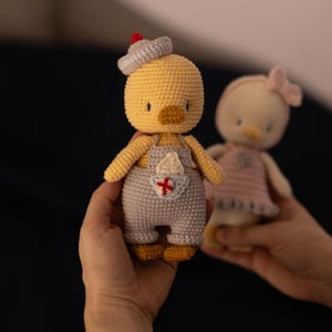 Crochet pattern “Cute Duckling” - PDF file