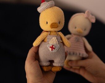 Crochet pattern “Cute Duckling” - PDF file