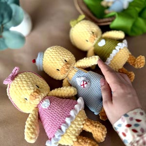Crochet pattern “Plushie Ducklings” - PDF file