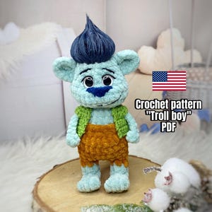Crochet Pattern Troll  Boy