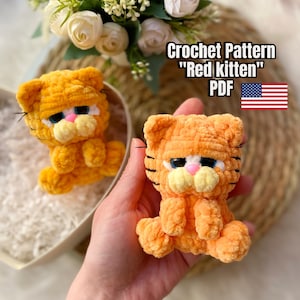 Crochet Pattern «Red kitten»