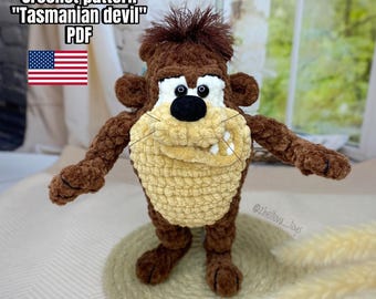 Crochet Patern «Tasmanian devil»