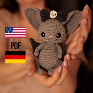 Bat Crochet Pattern - PDF file
