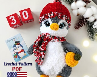 CROCHET PATTERN Penguin, Amigurumi Penguin