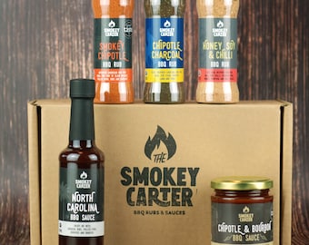 Black Label Barbecue Sauce And Spice Box - The Smokey Carter