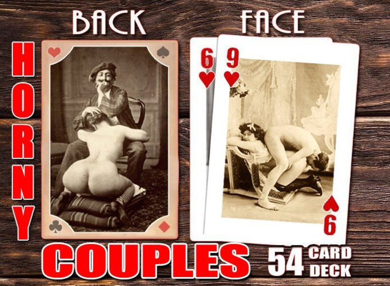 Vintage Nude Poker Photo Playing Cards Collectible Erotic image 0.