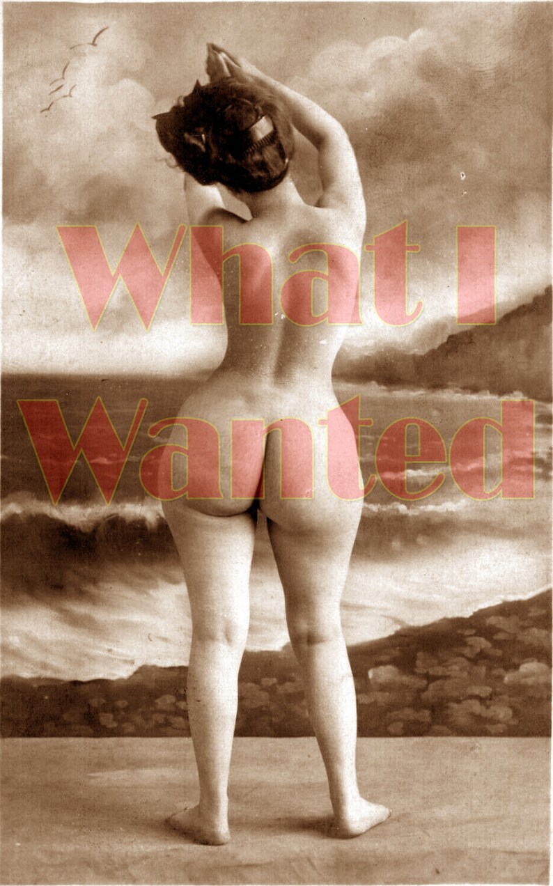 Vintage Nude 1900 S Photo Erotic Sexy Big Butt Wide Hips