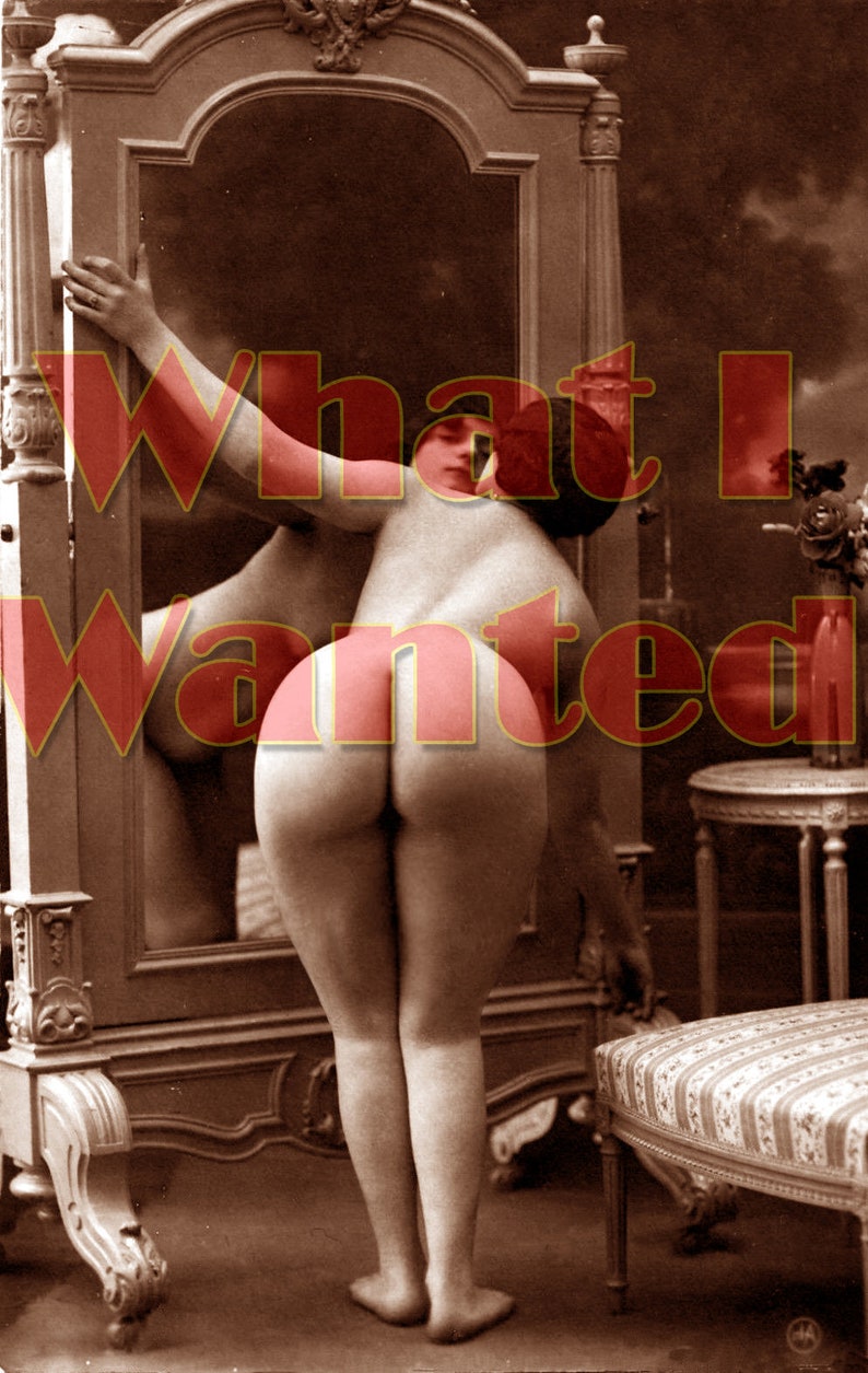 image 0 Vintage Nude 1909 Photo Erotic Sexy Large Big Bubble Butt | Etsy