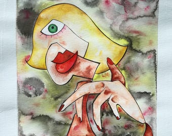 watercolor abstract drawing number 2