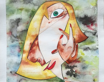 watercolor abstract drawing number 3