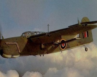 Framed 4" X 6" Print of a British Fairey Barracuda MkII torpedo dive bomber aircraft.  Made to hang on a wall or display on a shelf or desk.