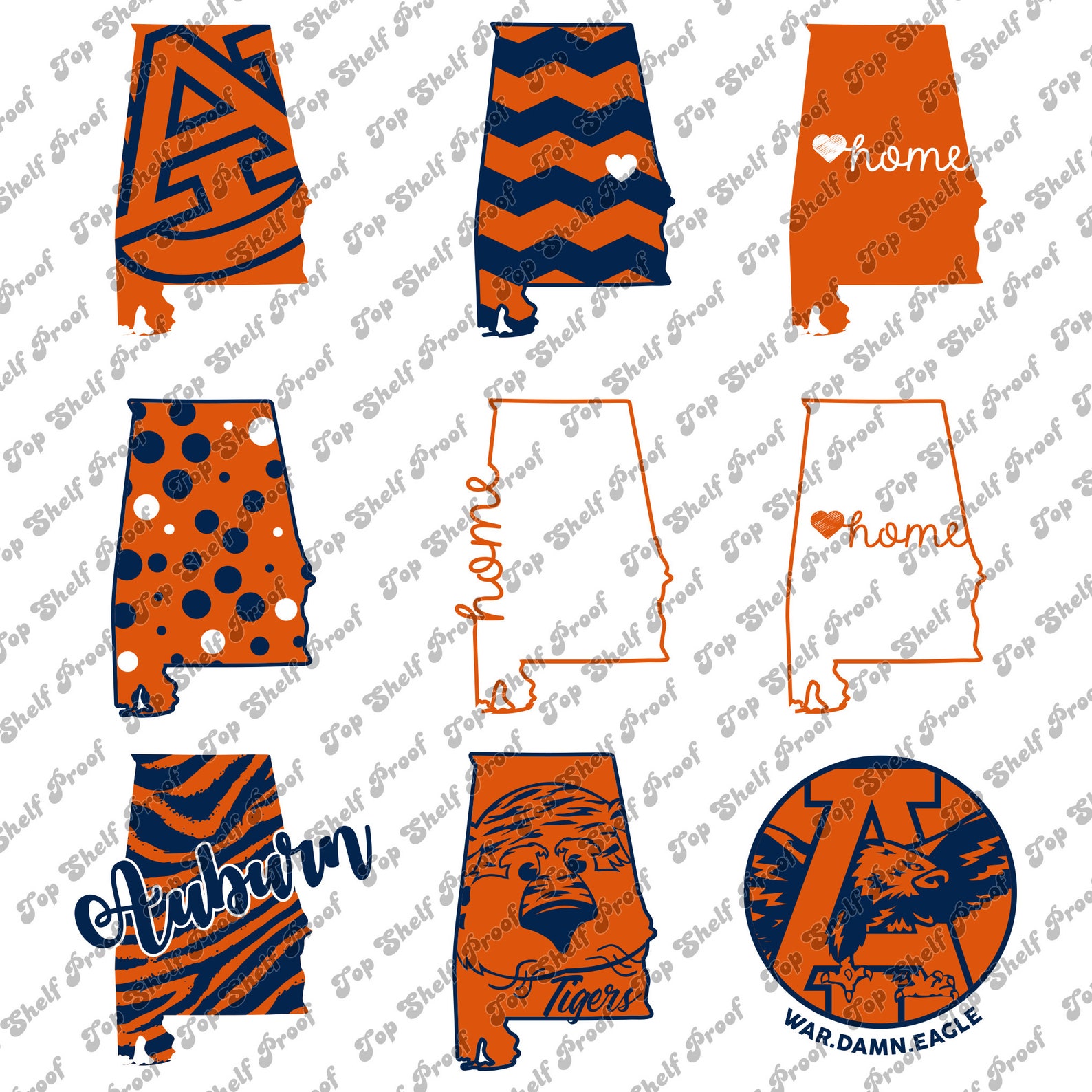 Auburn Decal Auburn Football Svg Eps Dxf Jpg Png Pdf Etsy