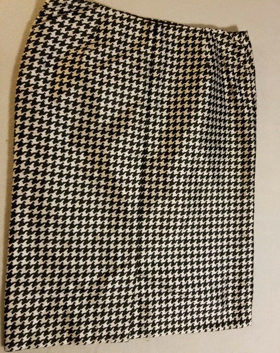 Vtg Ralph Lauren Black Label 2 Houndstooth Silk S… - image 3