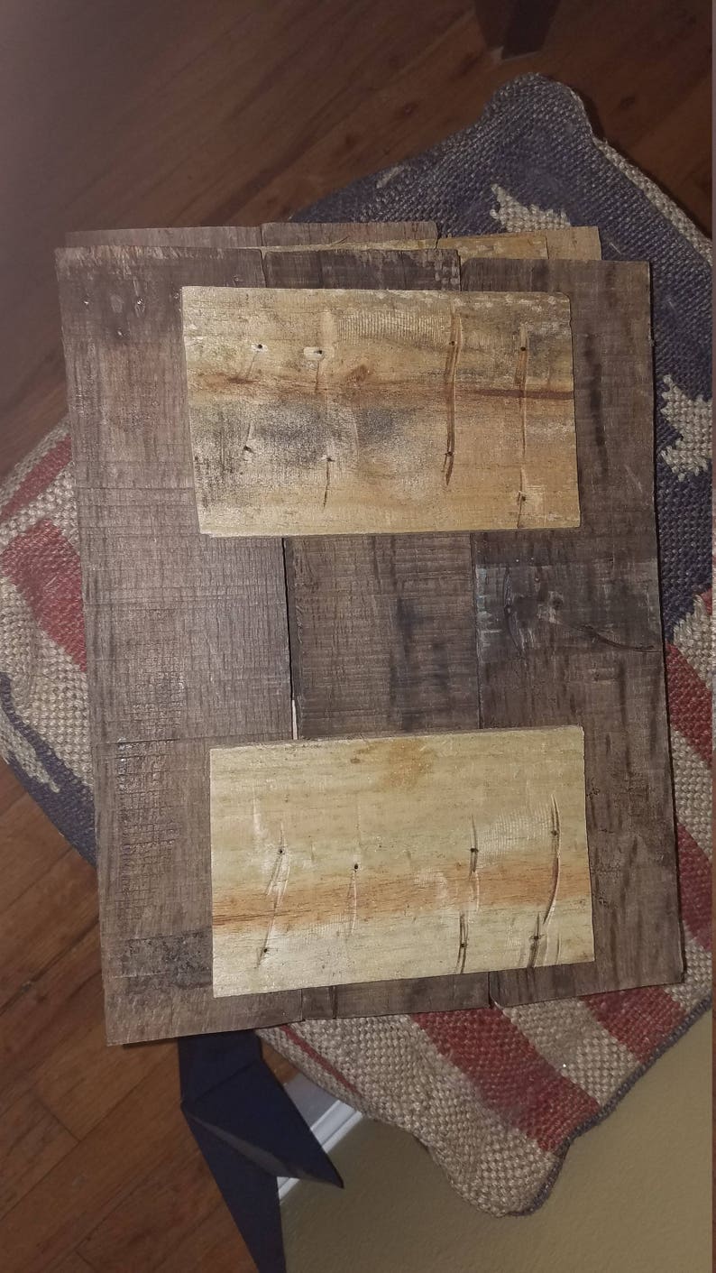 3 Wood Board Planks Reclaimed Wood Craft Projects Rustic DIY Etsy