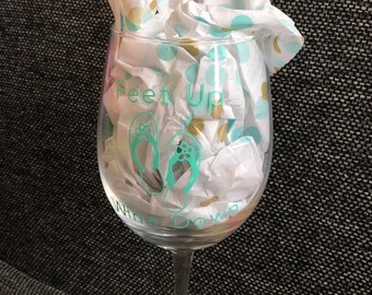 Beach Wine Glass