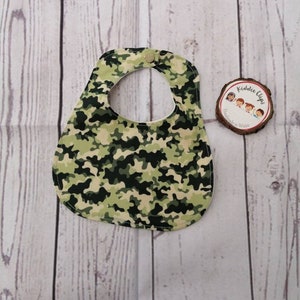 US Army Green Camo Baby Bib Camouflage Army Brat -  Portugal