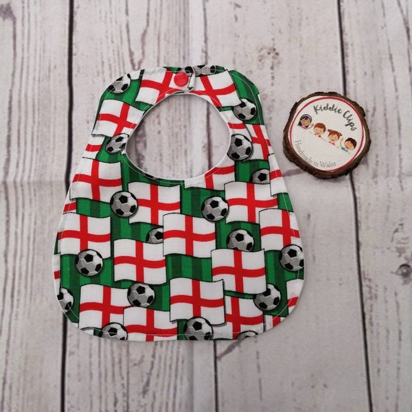 England football baby bib