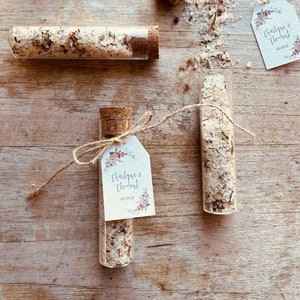 Salt flavored with Provence herbs or truffles wedding, baptism (MIN. ORDER 30)