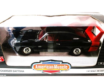 Ertl American Muscle 1969 Charger Daytona in Black with Red Spoiler TC2243