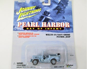 2001 Johnny Lightning Pearl Harbor Day of Infamy Willys US Navy Shore Patrol Jeep  TJ1168