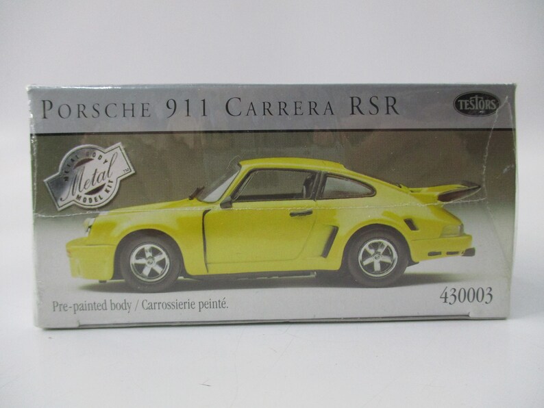 Testors Porsche 911 Carrera RSR Metal Model Kit MK1590 afbeelding 4