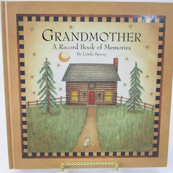 Vintage Grandmother a Record Book of Memories Hardback Book BK1148