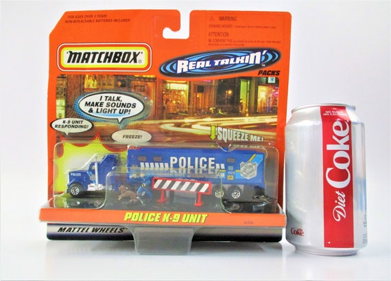 Matchbox Real Talking Police K 9 Unit Toy Set TT1516 - Etsy