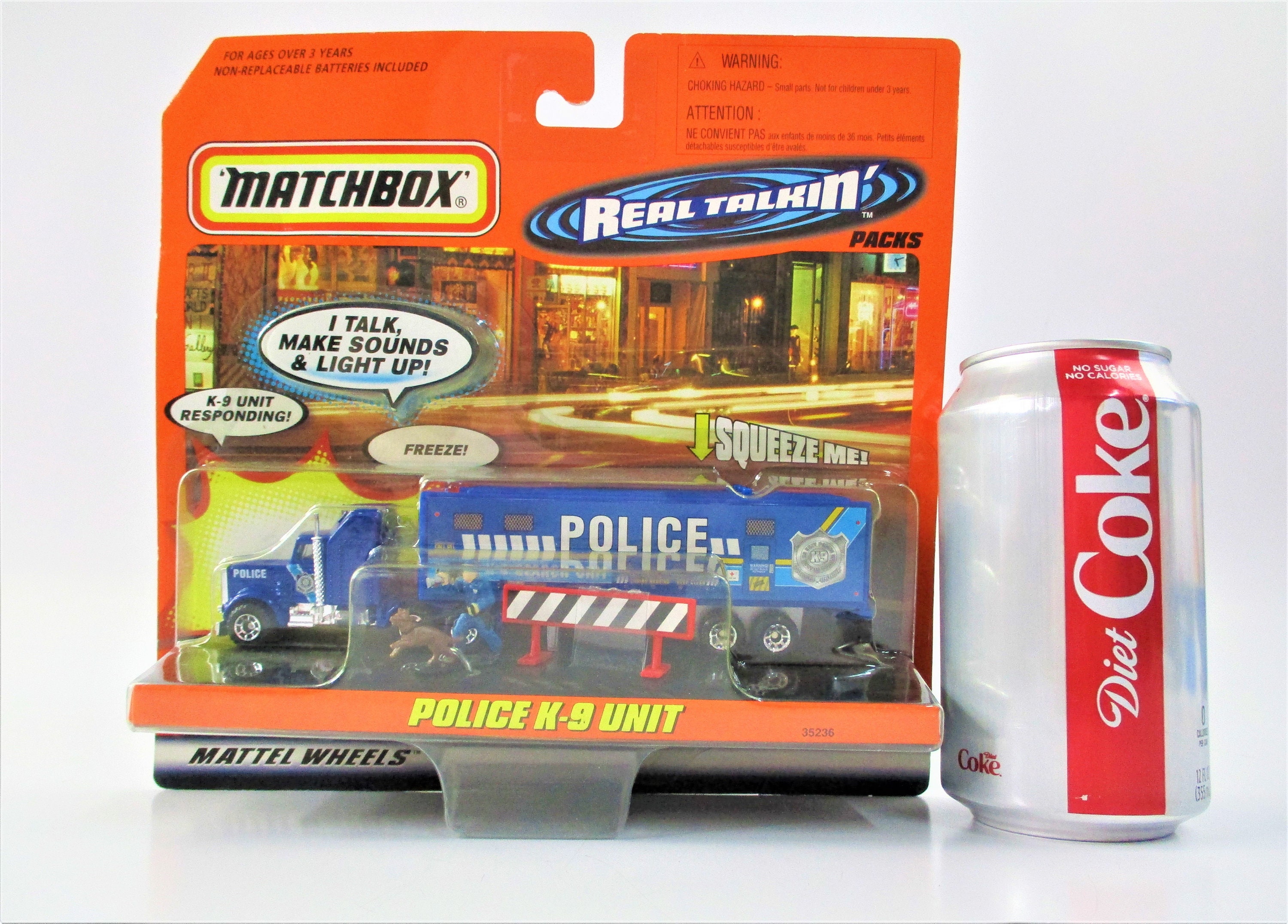 Matchbox Real Talking Police K 9 Unit Toy Set TT1516 - Etsy