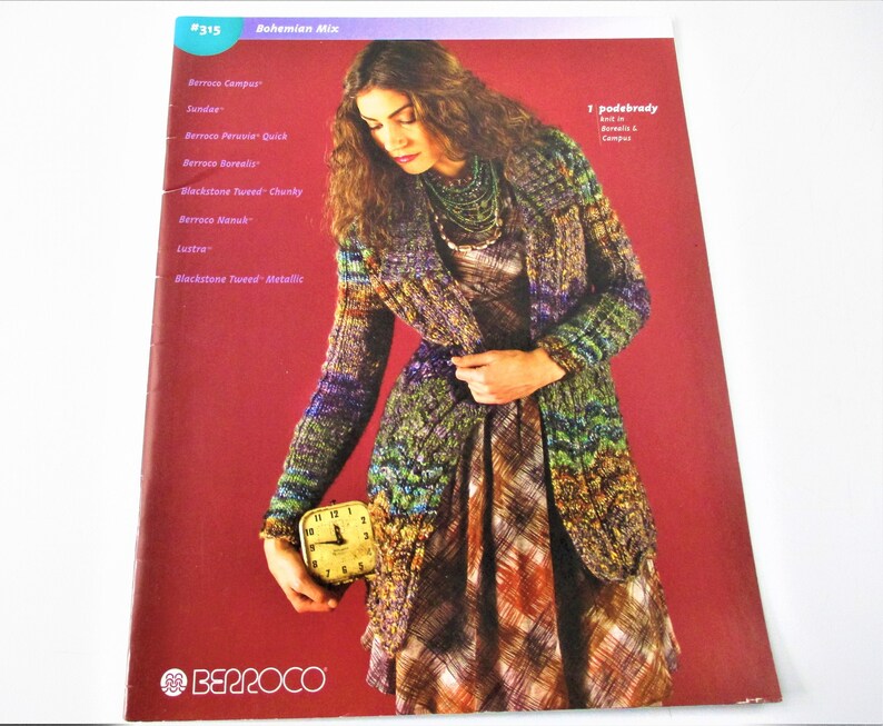 BK722 Berroco 315 Bohemian Mix pattern book